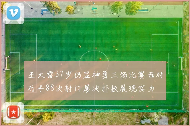 王大雷37岁仍显神勇三场比赛面对对手88次射门屡次扑救展现实力